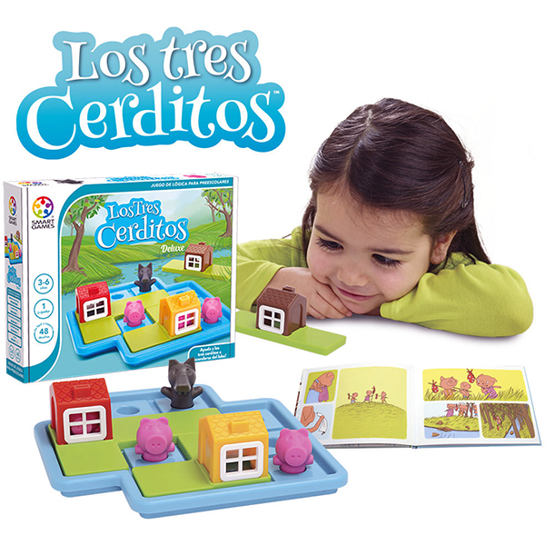 Juego de Mesa los 3 cerditos smart games perú