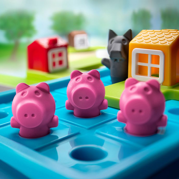 Juego de Mesa los 3 cerditos smart games perú