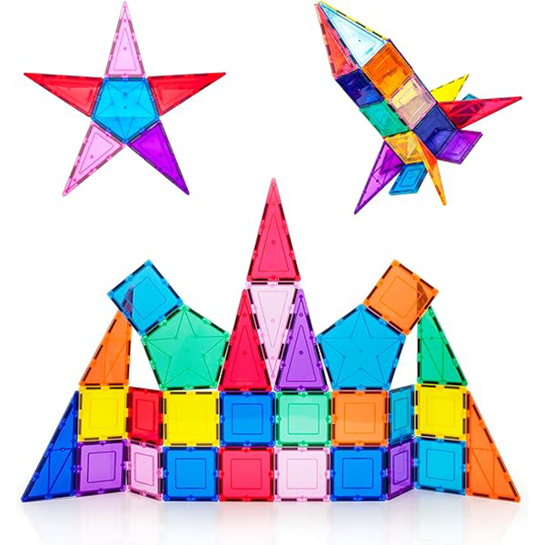 Picasso tiles 26 PC Magnetic Building Blocks for Kids