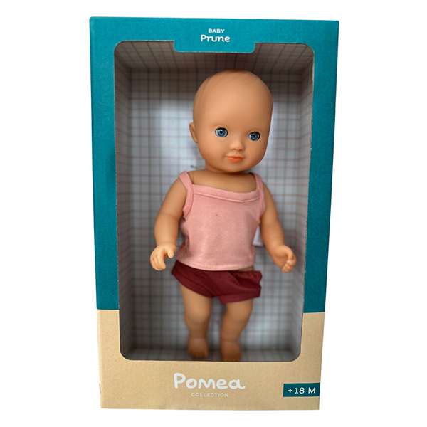 Muñeca bebe Pomea Baby Prune cuerpo de vinilo Djeco