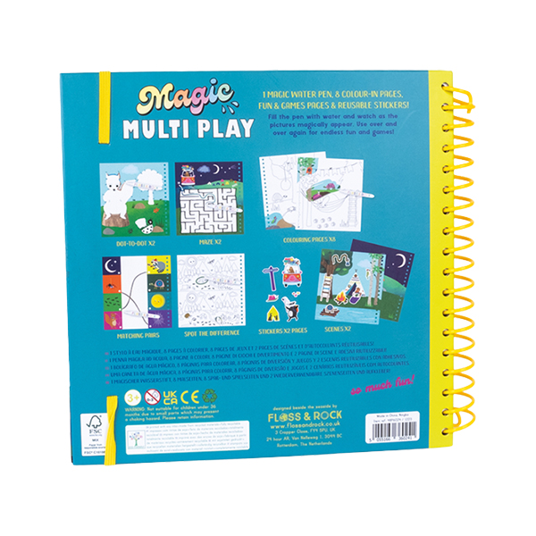 Cuaderno multiactividades con agua Aventuras
