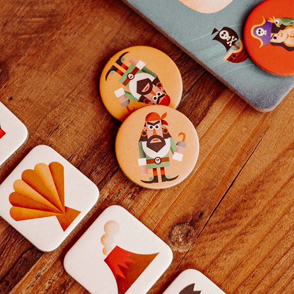 Juego de mesa estrategia Piratrix djeco